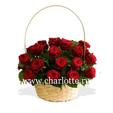 Заказать Корзина из роз "Magic Star" с доставкой в Charlotte.ru Корзина из роз "Magic Star"