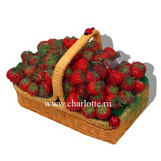 Заказать Корзинка с клубникой "Наслаждение" с доставкой в Charlotte.ru Корзинка с клубникой "Наслаждение"