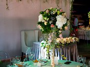 Свадебное оформление живыми цветами ресторана ICON г. Москва